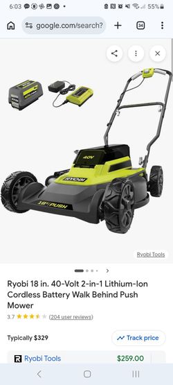 Ryobi lawnmower
