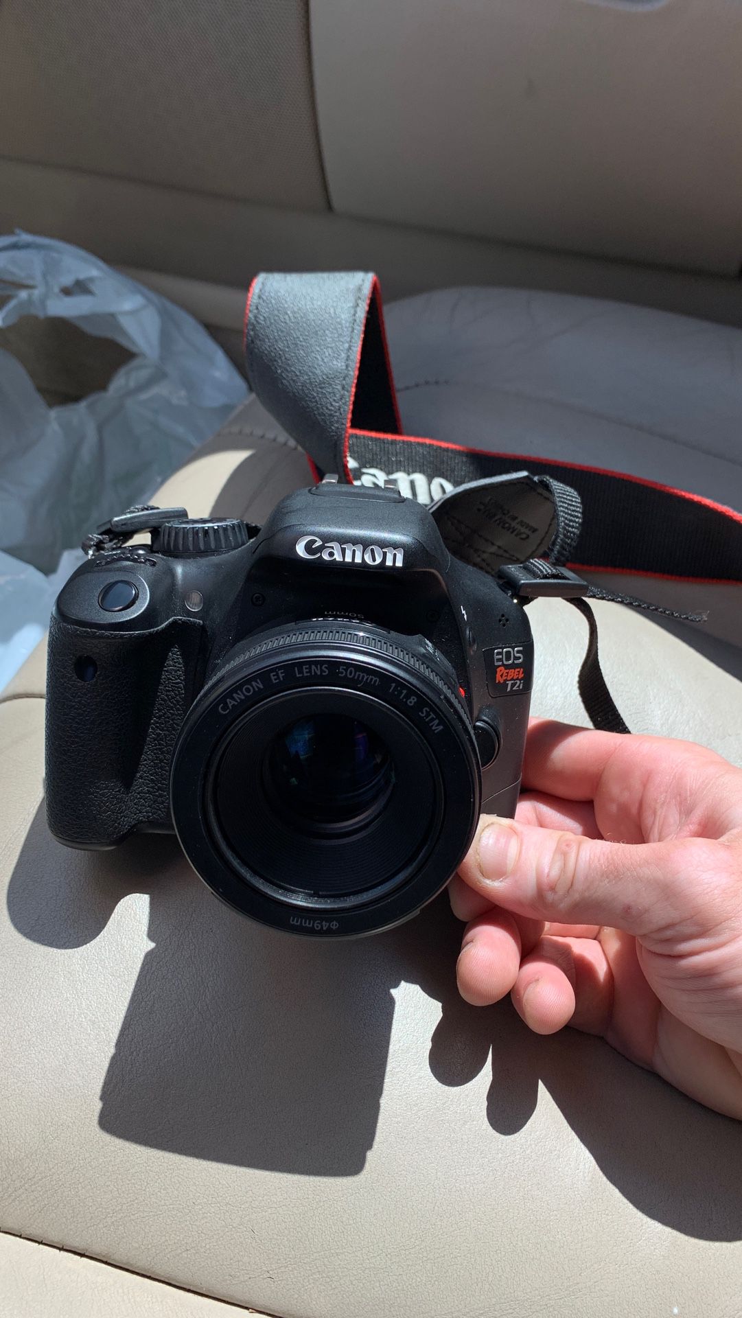 Canon EOS rebel t2i camera