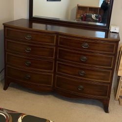 Stunning Antique Rich Deep Mahogany Dresser