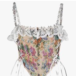 Cowgirl Vintage French Bustier Corset Top