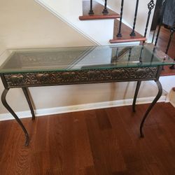 Glass Console Table