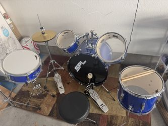 SPL Junior Kicer 5 set Drum, Blue color
