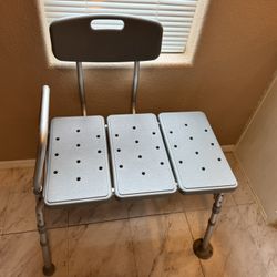 Deluxe Shower Chair With Suction Cup Feet