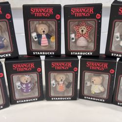 Stranger Things X Starbucks Bearista Cup Stoppers 