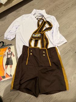 Men's Oktoberfest Lederhosen Costume Set