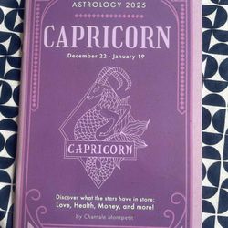 New Astrology 2025 Capricorn Paperback Books