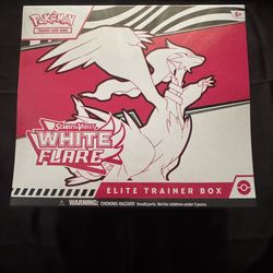 White Flare Elite Trainer box Pokemon