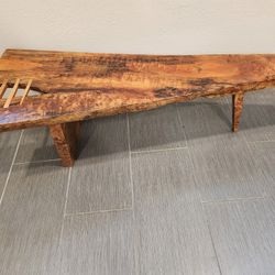 Solid Maple Coffee Table With Inlay