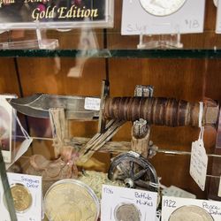 Camillus Leather Wrapped Knife 1980 Jet Pilot Military Issued