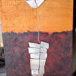 MIX MEDIA ART WORK PAINTING FROM ART GALLERY.