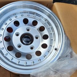American Racing Brushed Aluminum Wheels
