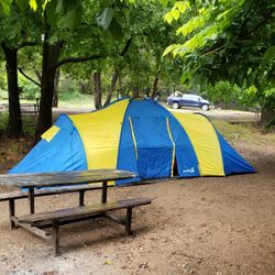 TENT PARA CAMPAR PARA 8 PERSONAS 3 CUARTOS 