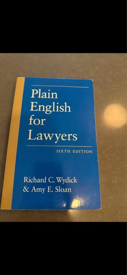 Plain English for Lawyers - Sixth Edition