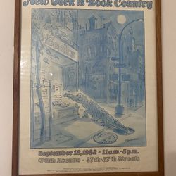 1982 New York Is Book Country Poster 25x21