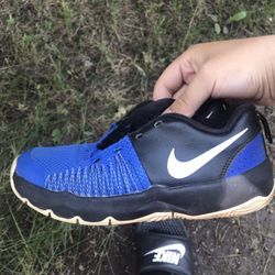 Blue Nikes Sz 1y