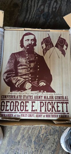 "Mohr Toys Maior General Georae E. Pickett 1:6 Scale Fiaure NEW IN BOX Limited /500