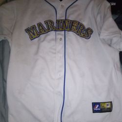 Mariner's Throw Back AUTHENTIC THROWBACK Ken Griffey Jr. Jersey Cooperstown Collection 