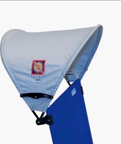 Rio Beach • MyCanopy • Personal Chair "Sun Shade" with Total Sun Block, Grey® Retails $39.99 + Tax+ shipping