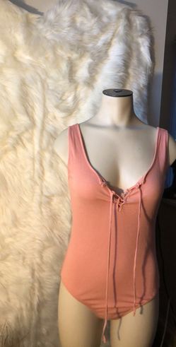 Light peach bodysuit