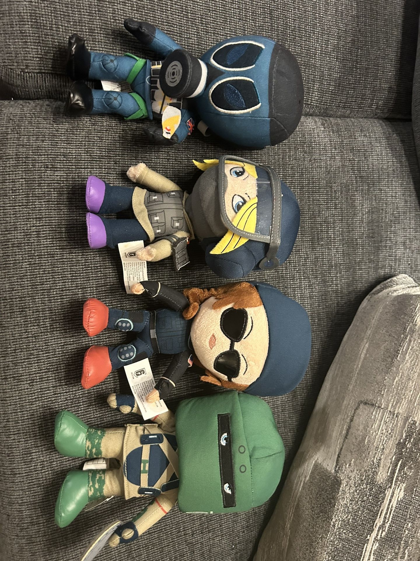 Rainbow Six Plushies