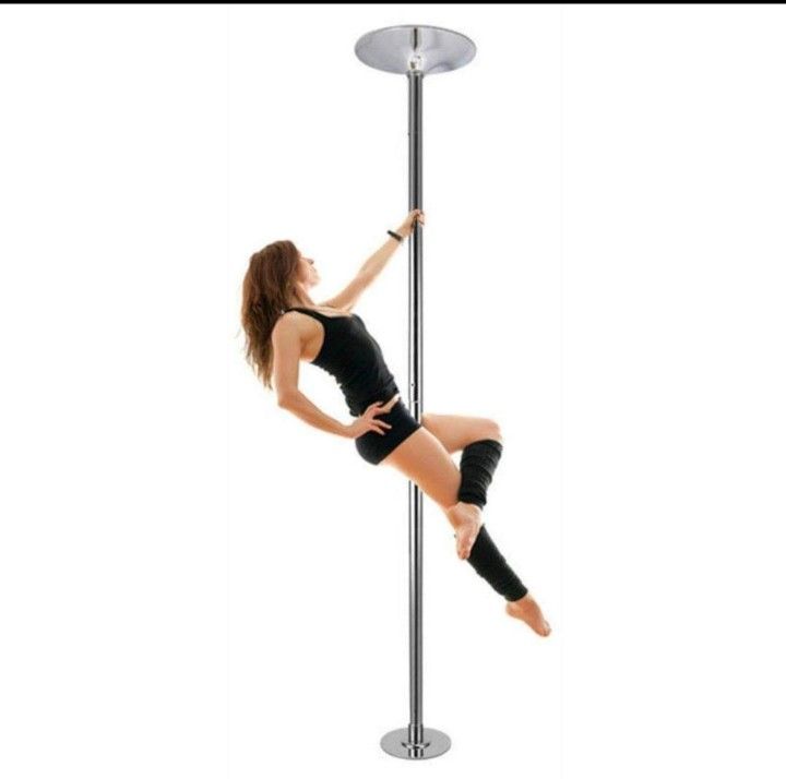 BRAND NEW ZENY STRIPPER POLE STATIC/SPINNING PORTABLE NO DRILL UP TO 440LBS