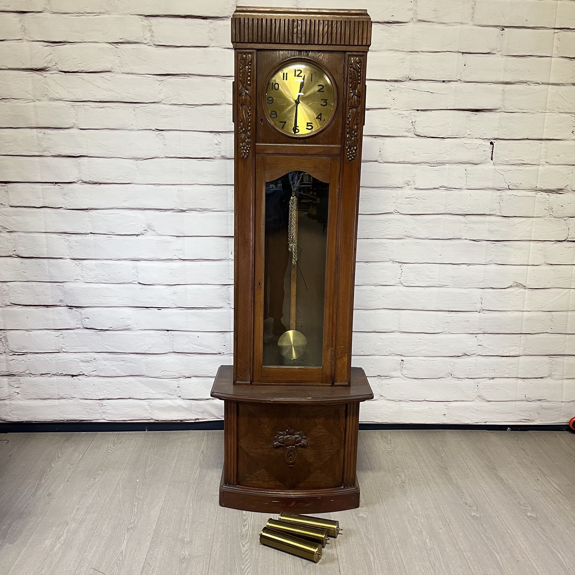 Vintage German Grandfather Clock