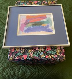 Abstract multi-coloured painting