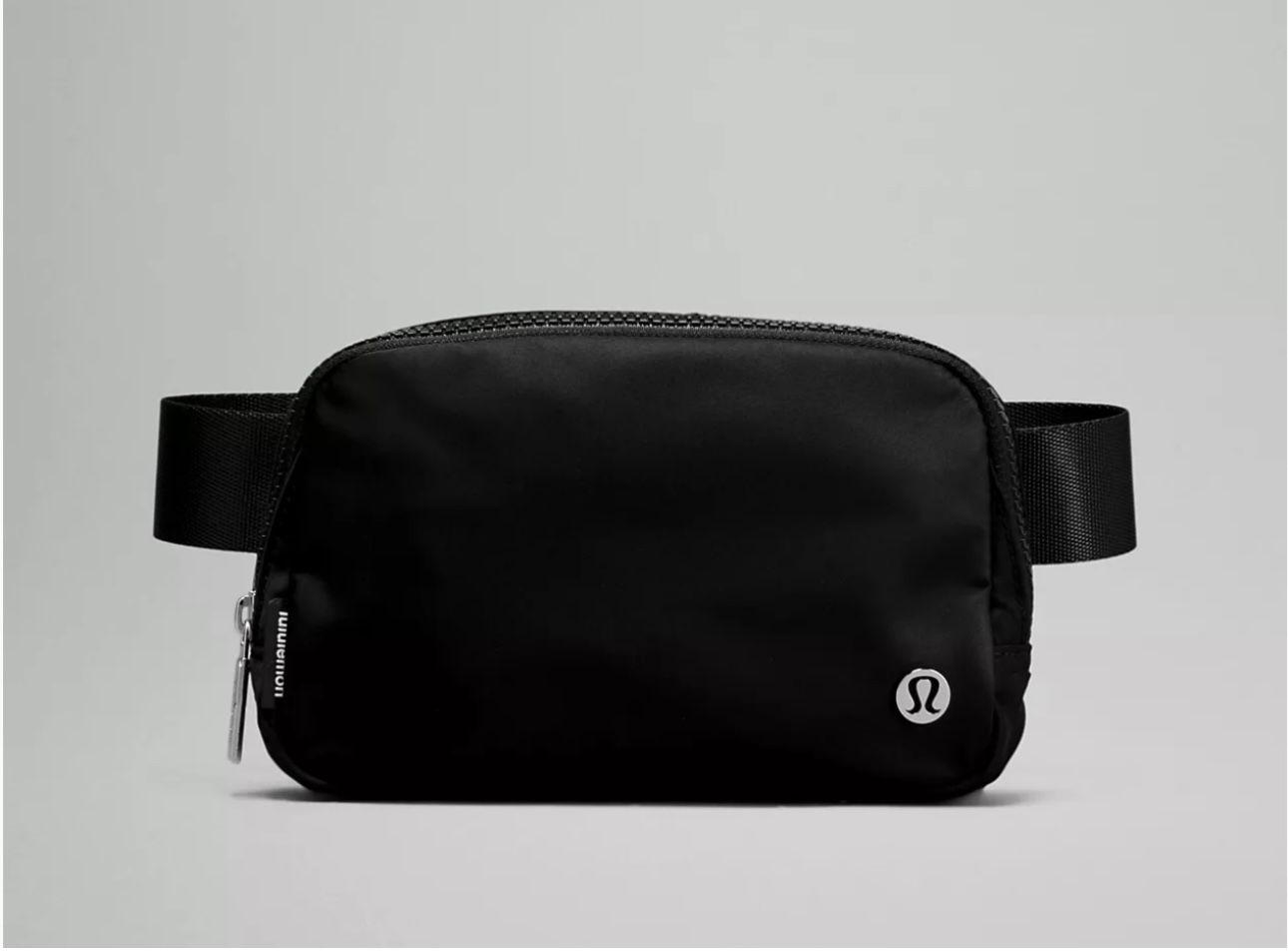 Lululemon CrossBody Fanny Pack for Women, Fashion Waist Packs, Crossbody Bags, Belt Bag with Adjustable Strap Classic Nylon Unisex Gift (Black)