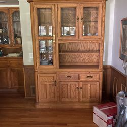 Three Piece China Cabinet