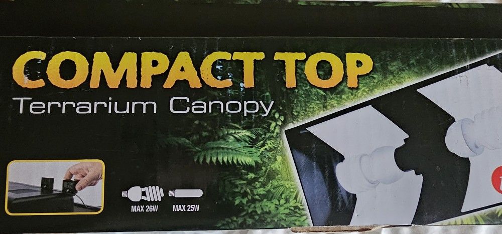 Exo Terra Compact Terrarium Hood Light