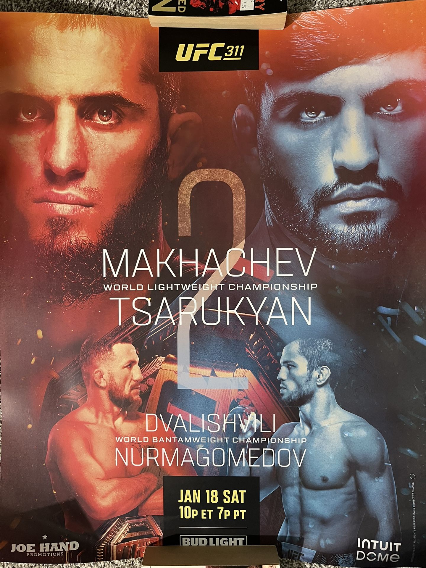 UFC 311 Poster