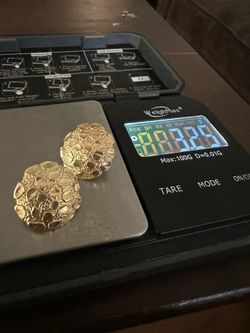 10kt XL Nugget Earrings