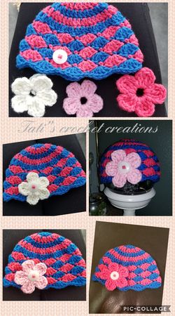 Crochet baby hat