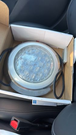 Tandanic Color Changing LED Pool Light with Remote Controller, 10 Inch Wet Niche Underwater Swimming Pool Light, 50 Foot Cord