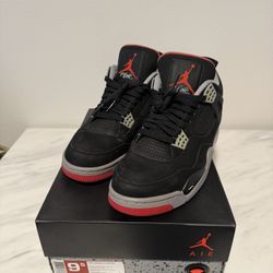 Air Jordan 4 Retro 'Bred' 2012(9.5)