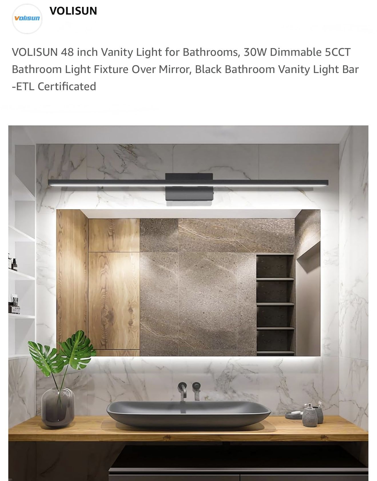 BRAND NEW VANITY LIGHT!