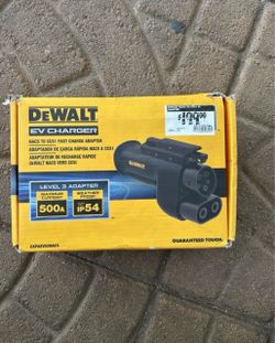 DeWalt DXPAEV02NACS 1000VDC NACS To CCS1 Fast Charger Adapter