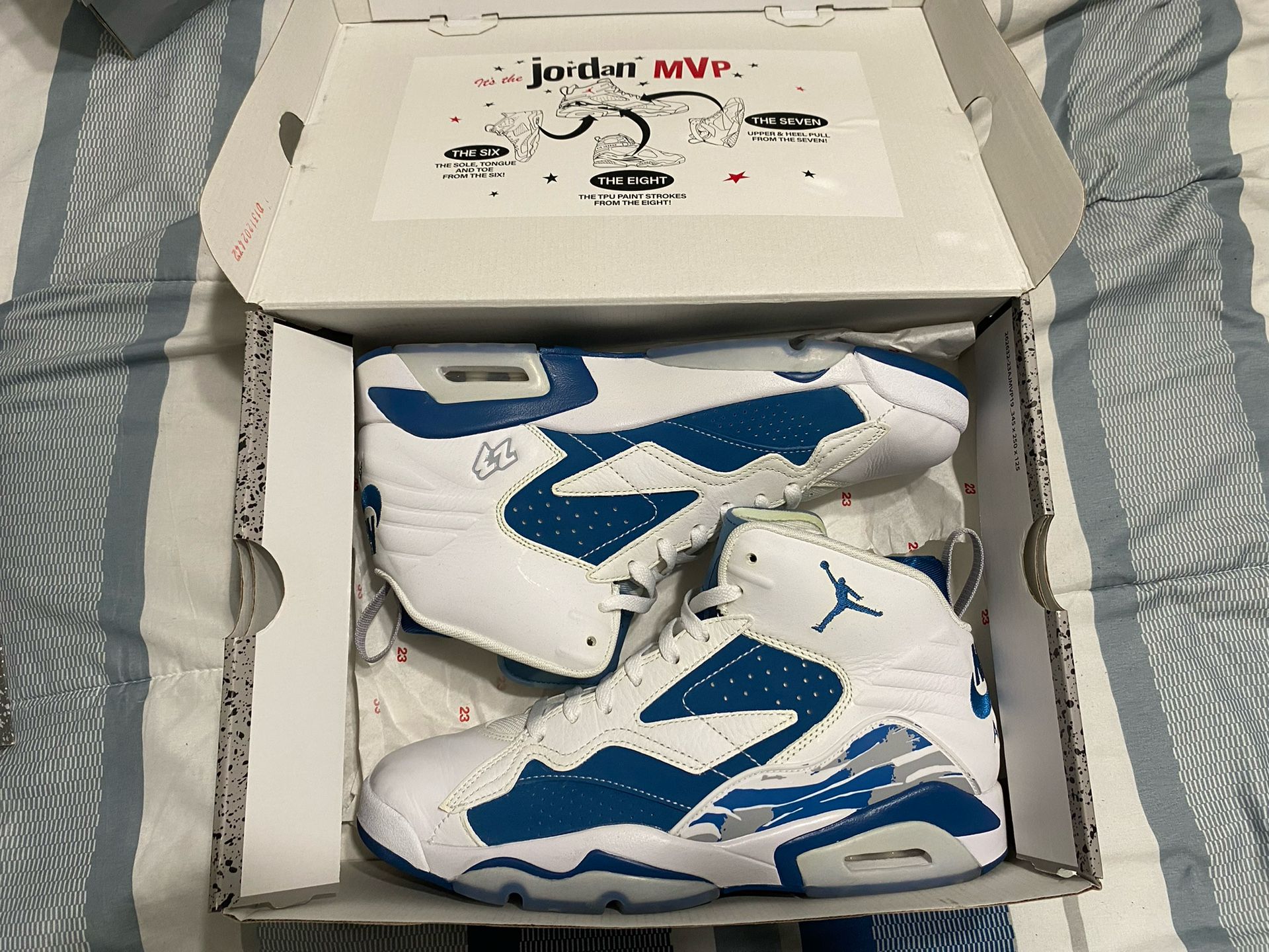 Jordan MVP (White/Industrial Blue) 
