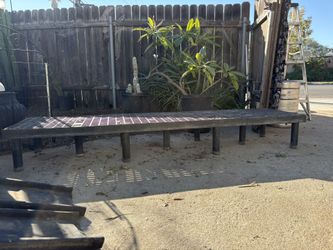 Large Gardening Table 8ft Heavy Duty Plastic Professional Nursery Plant Table, Greenhouse Table