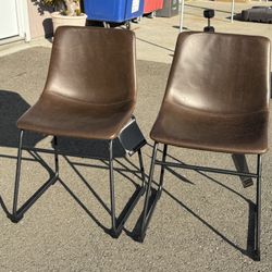 New!! Ashley Centiar  Chairs With Bucket Seat (Set of 2
