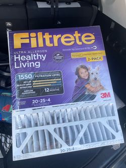 3M filter 2-pack 20x25x4