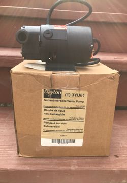 Nonsubmersible water pump