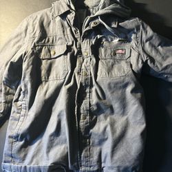 Dickies Men's Insulated Lined Quilted Zip Up Work Jacket Medium