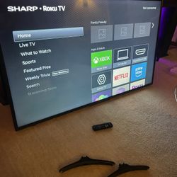 55” Sharp Roku TV