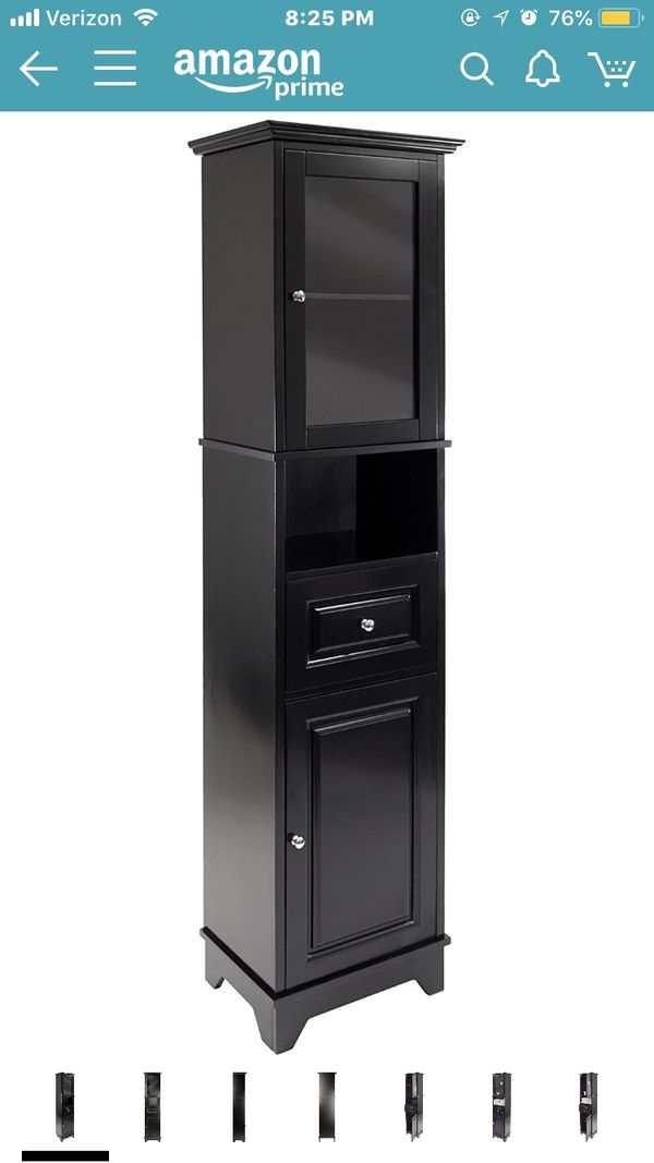 Wood Alps Tall Cabinet With Glass Door And Drawer Furniture In New Wood Alps Tall Cabinet With Glass Door And Drawer Furniture In New York Ny Offerup