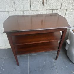 Beautiful Mahogany Antique Three-tier Table 