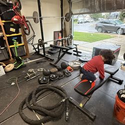 Workout set equipment - $1,400 (Fresno)