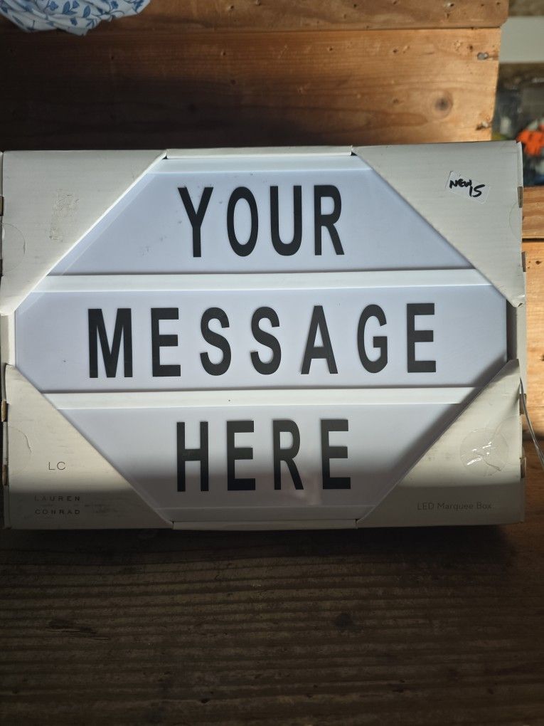 NEW Marquee Box