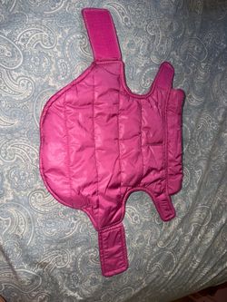 Pink Quilted Puffer Pet Jacket