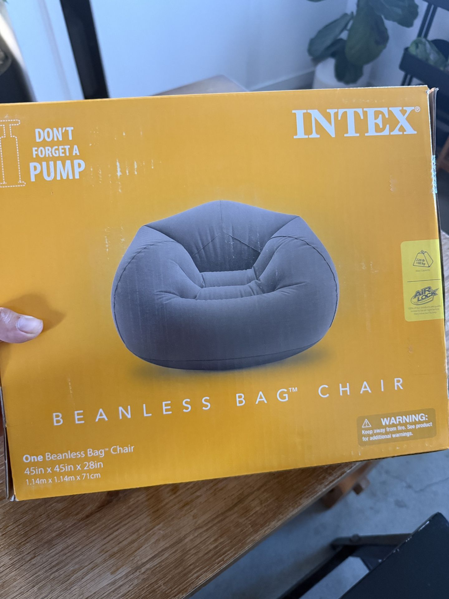 5 Intex Blow Up Seat